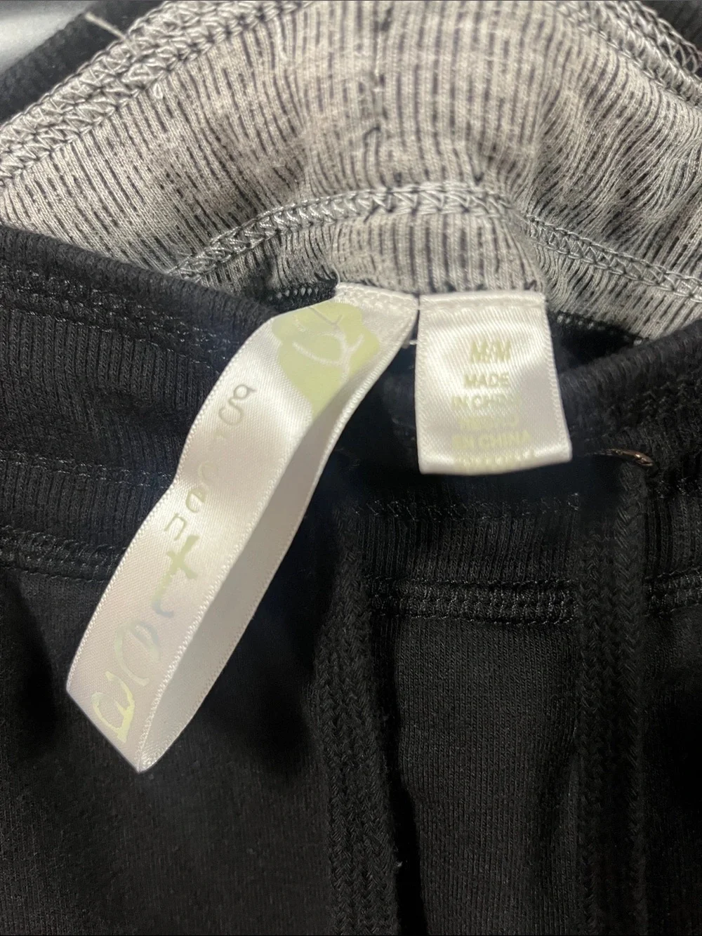 GreenTea Black Casual Drawstring Skort